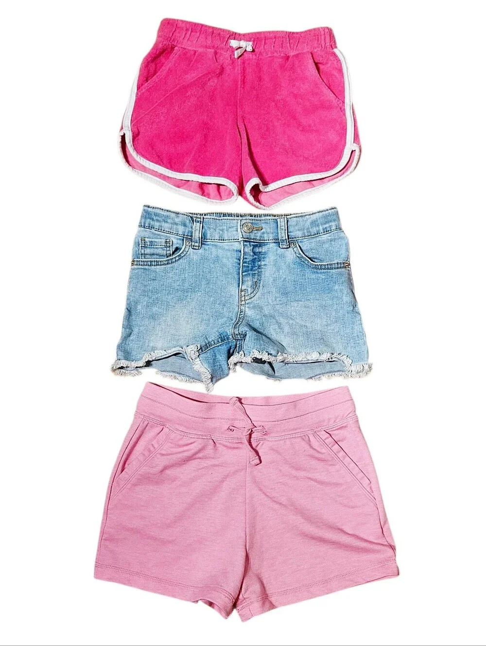 Girls Spring Summer Shorts Bundle Cat & Jack and 32 Degrees Cool Size 7/8